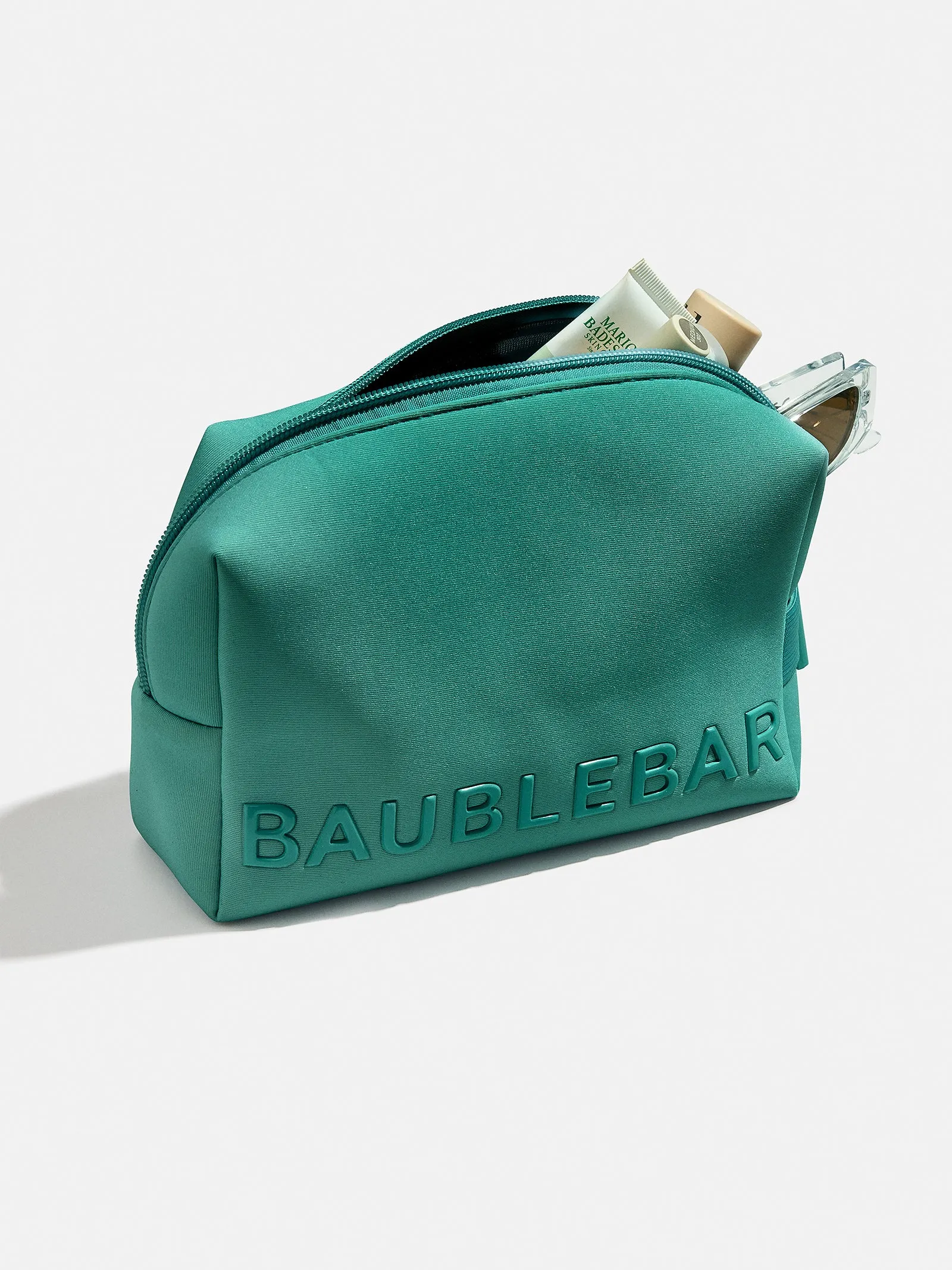 Take It Away Storage Pouch - Emerald sold by BaubleBar product image thumbnail 2