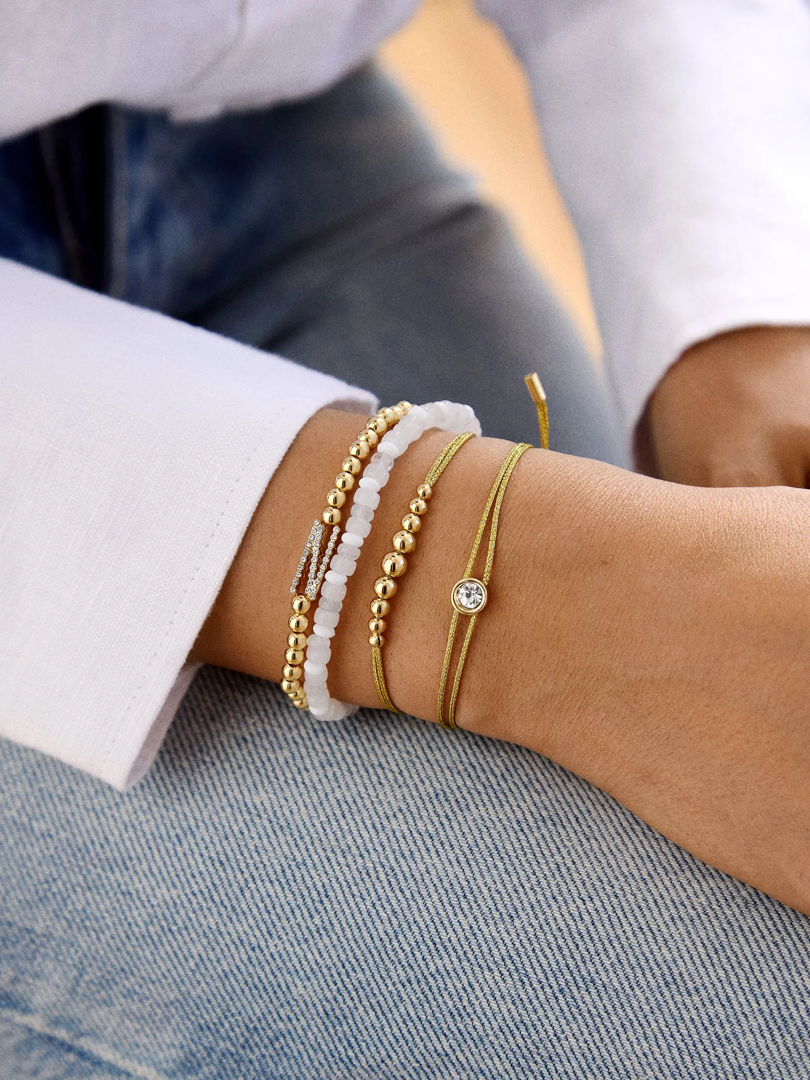 Kara Bracelet - Gold sold by BaubleBar product image thumbnail 2