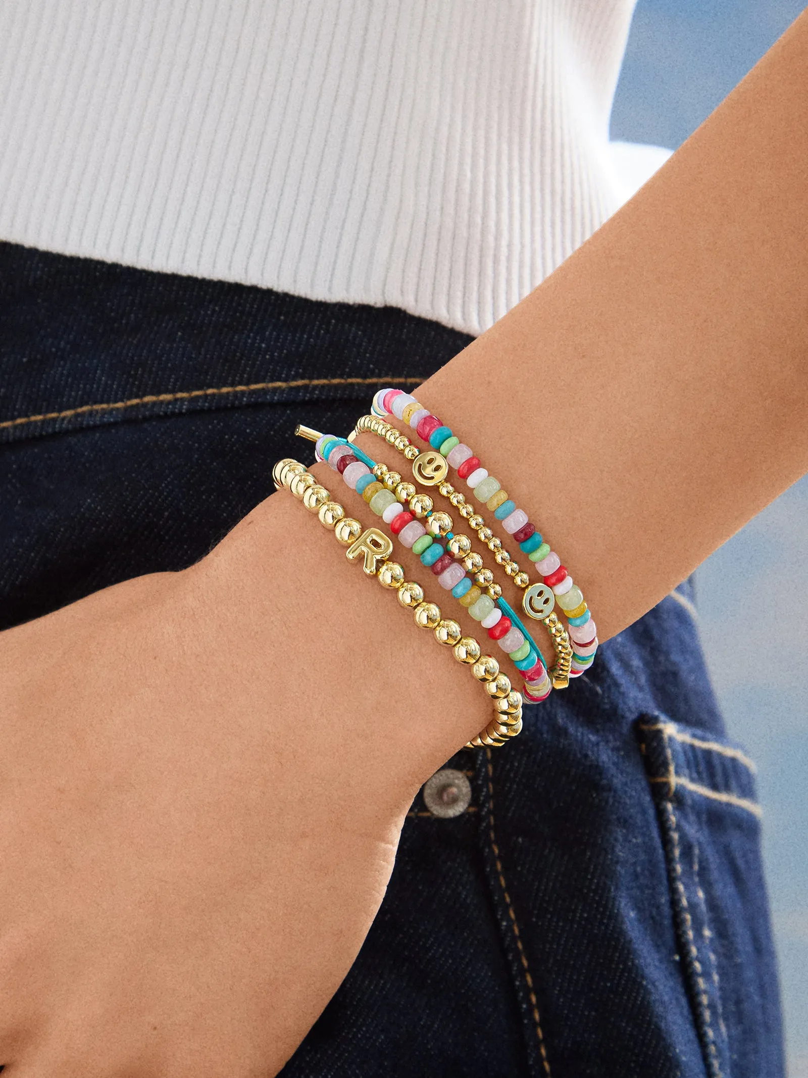 Emma Bracelet - Turquoise sold by BaubleBar product image thumbnail 2