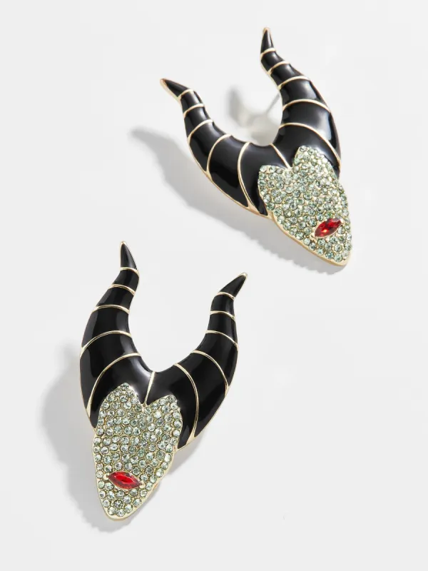 Maleficent disney Earrings - Green sold by BaubleBar