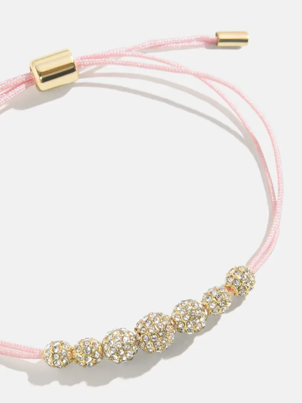 Veronica Cord Bracelet - Pink sold by BaubleBar