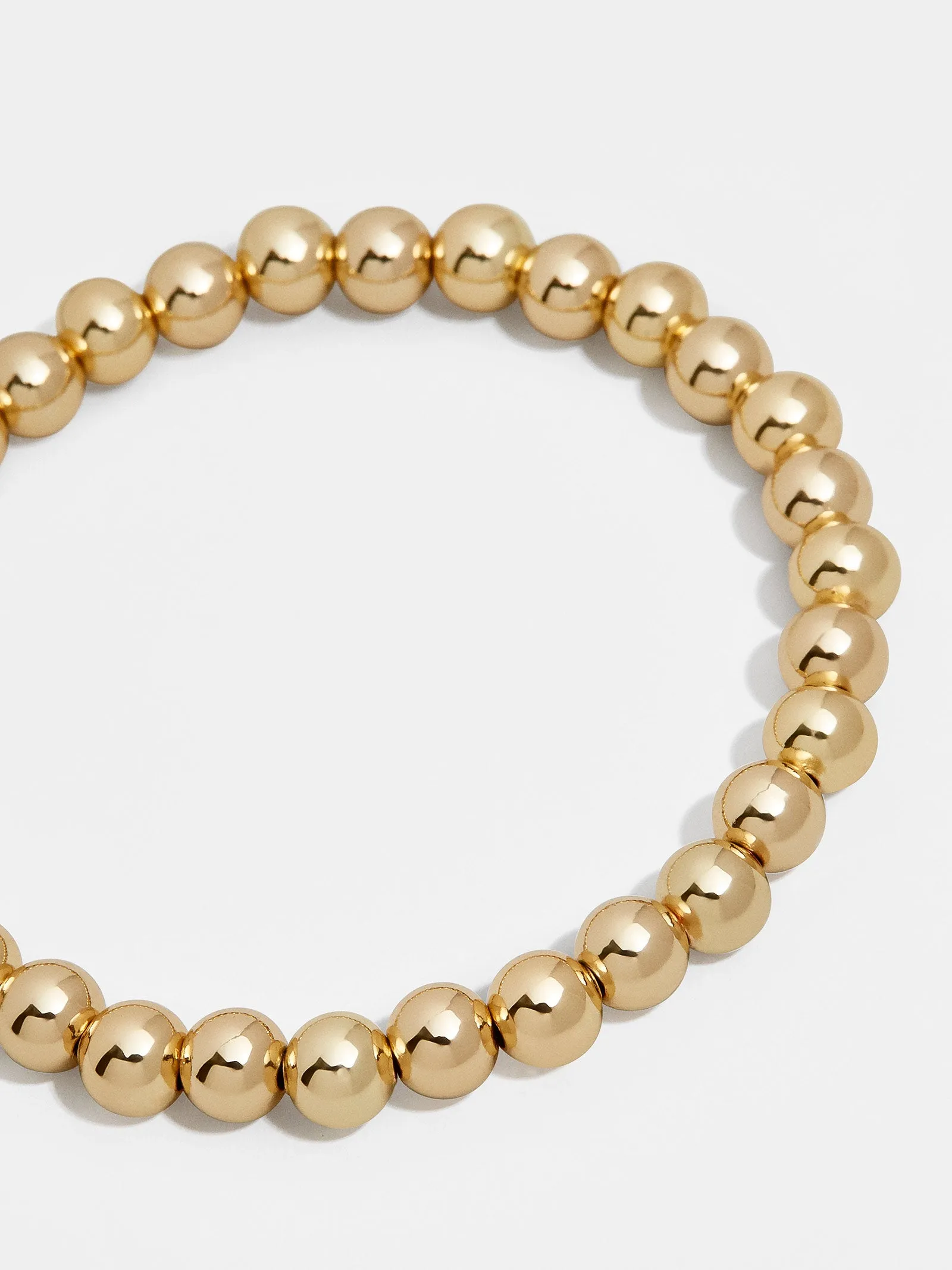 Gold Pisa Bracelet - 6MM Beads sold by BaubleBar