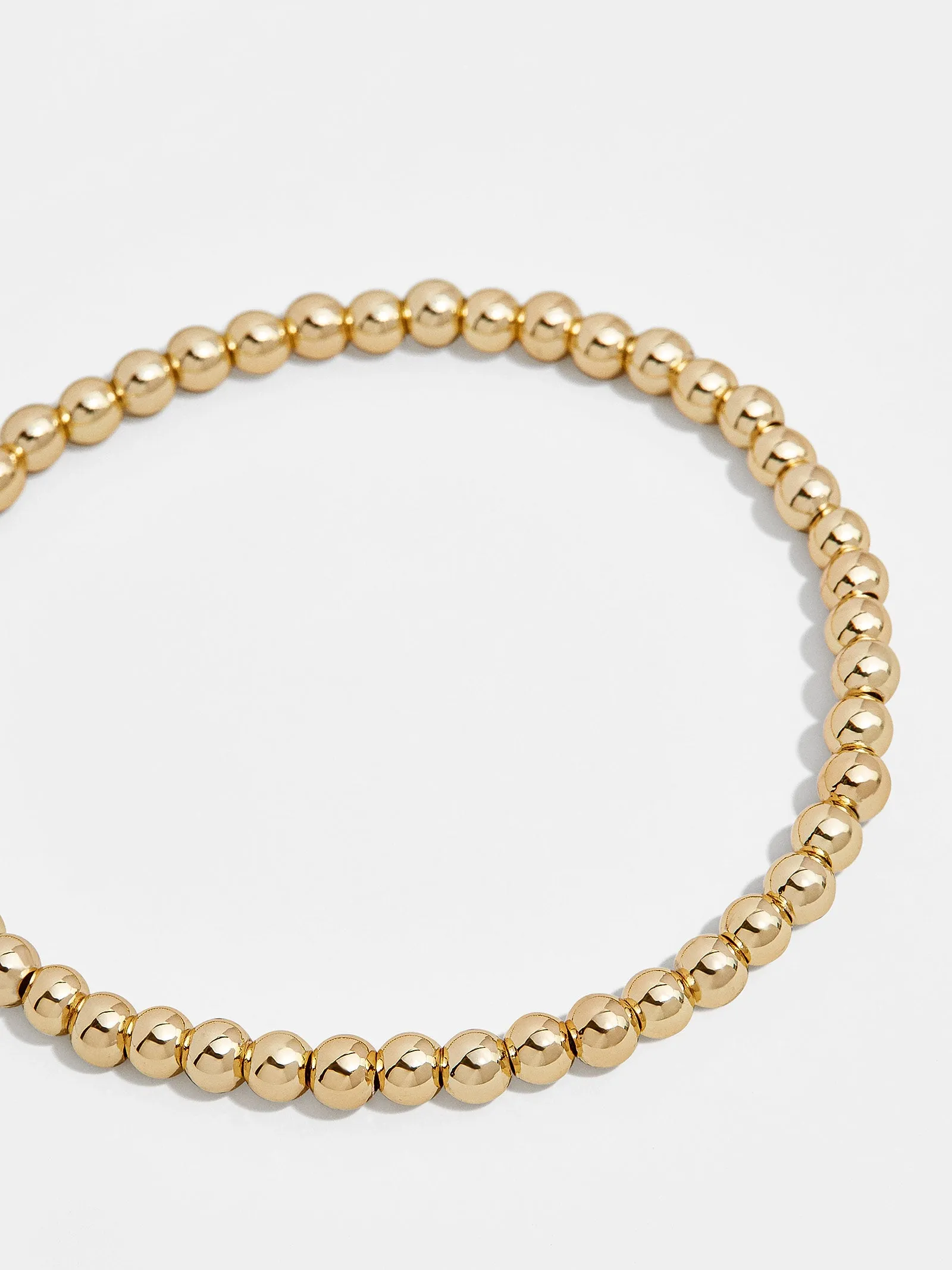 Gold Pisa Bracelet - 4MM Beads sold by BaubleBar product image thumbnail 3
