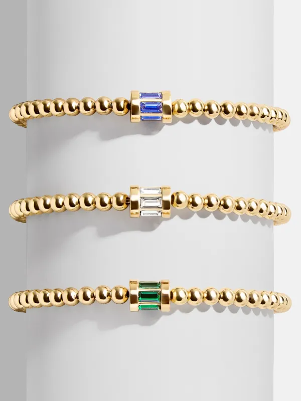 Tatum Birthstone Bracelet - Crystal sold by BaubleBar