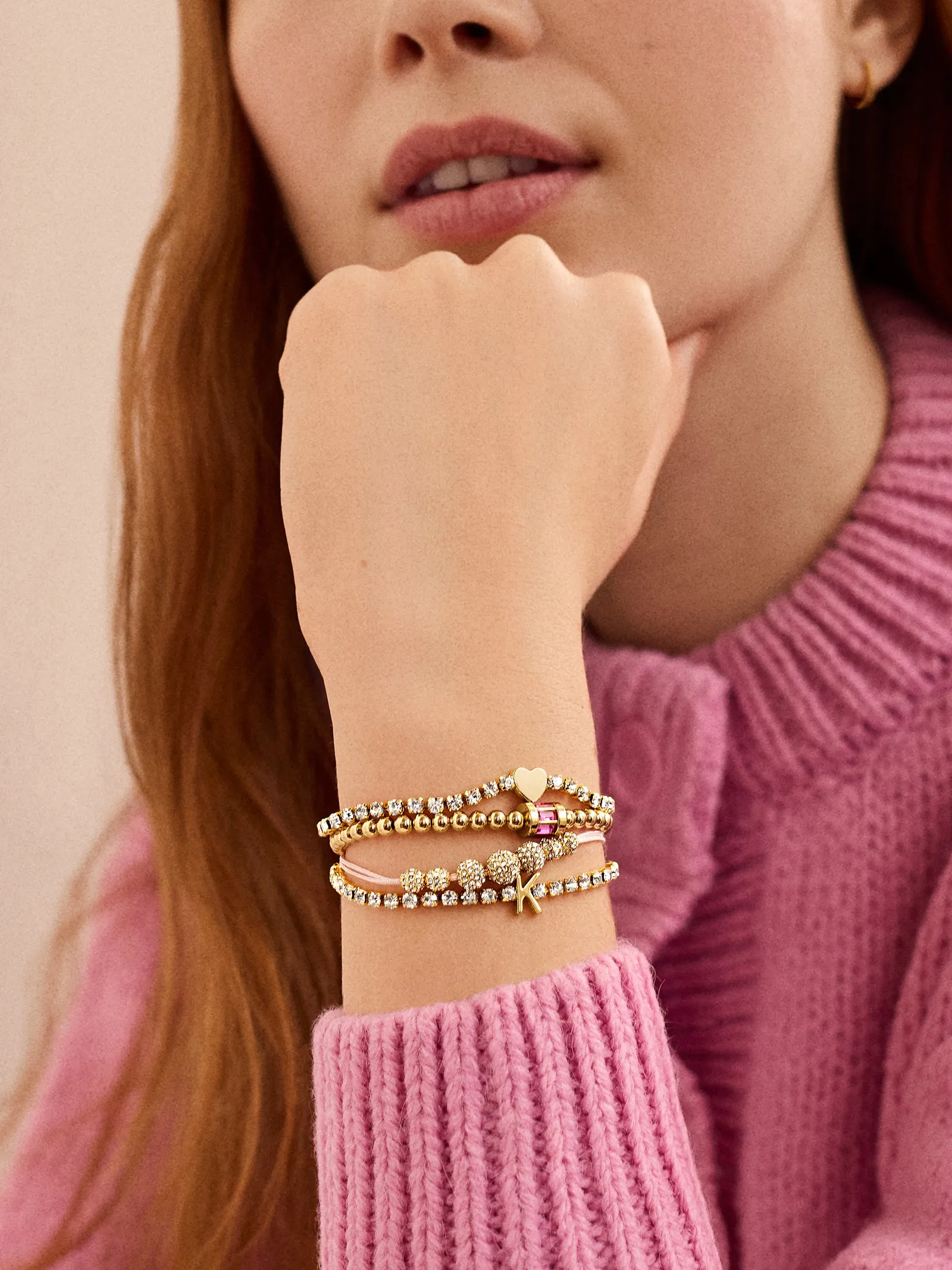 Tatum Baguette Pisa Bracelet - Ruby sold by BaubleBar product image thumbnail 2
