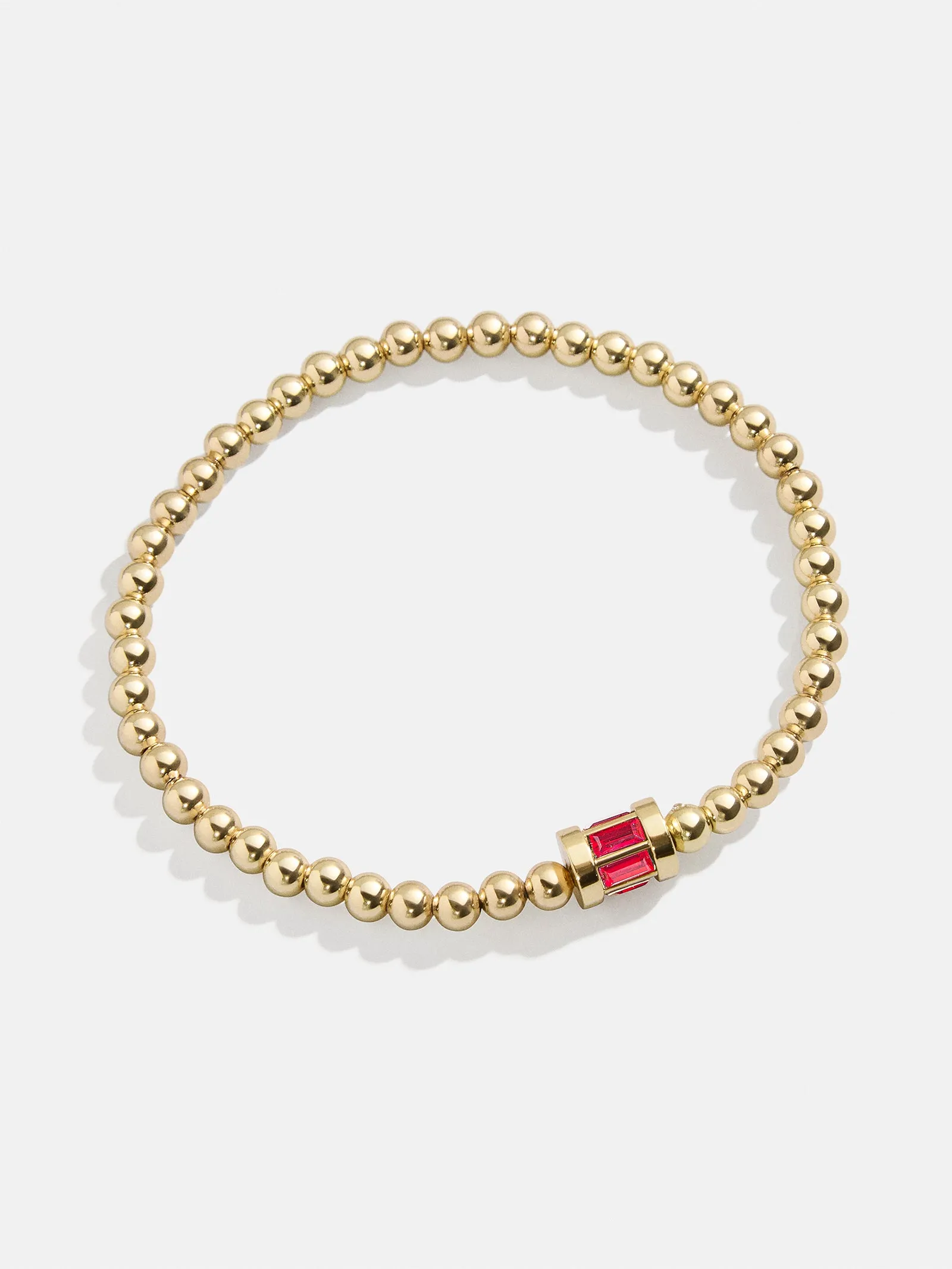 Tatum Baguette Pisa Bracelet - Ruby sold by BaubleBar product image thumbnail 3