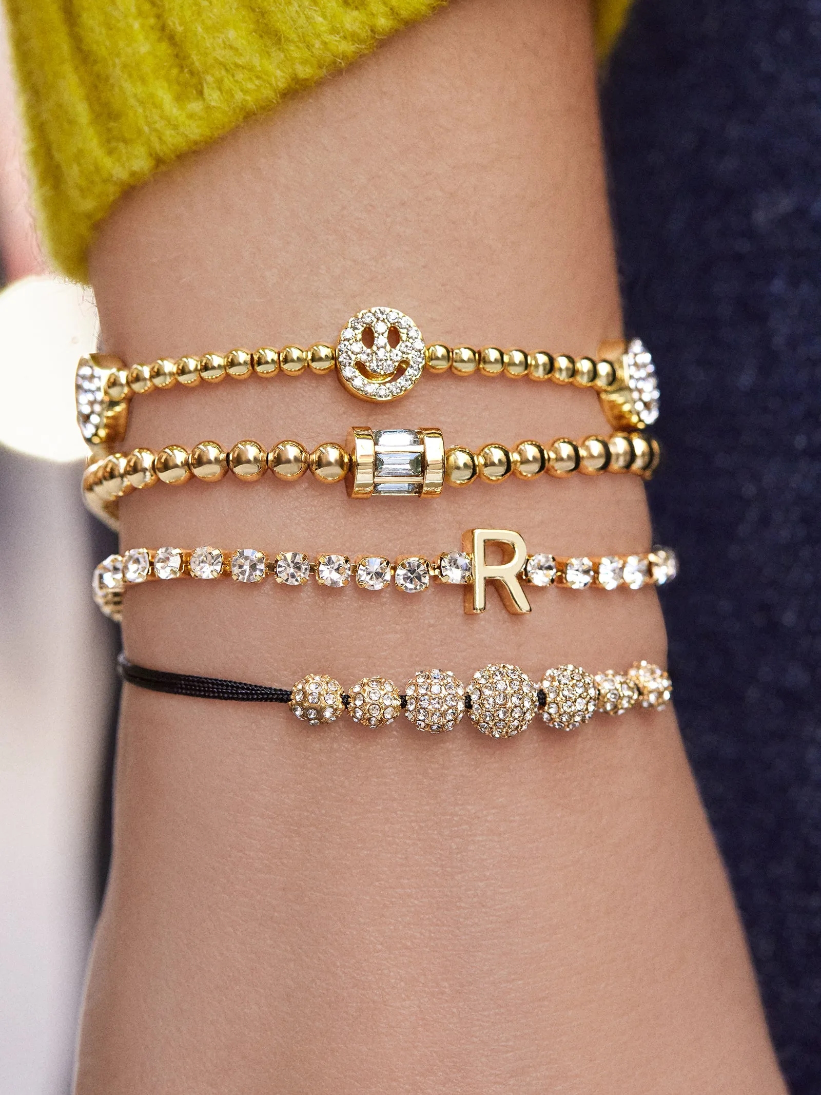 Divine Energy Pisa Bracelet - Smiley Face sold by BaubleBar product image thumbnail 2