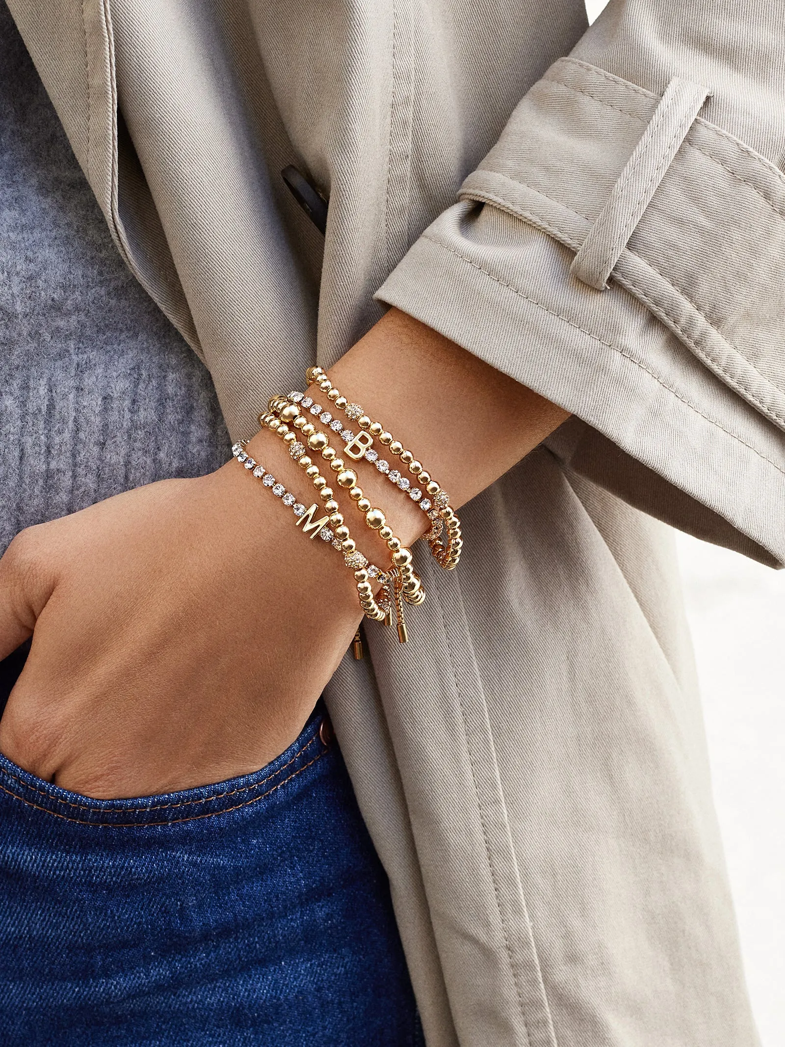 Florence Pisa Bracelet - Gold sold by BaubleBar product image thumbnail 2