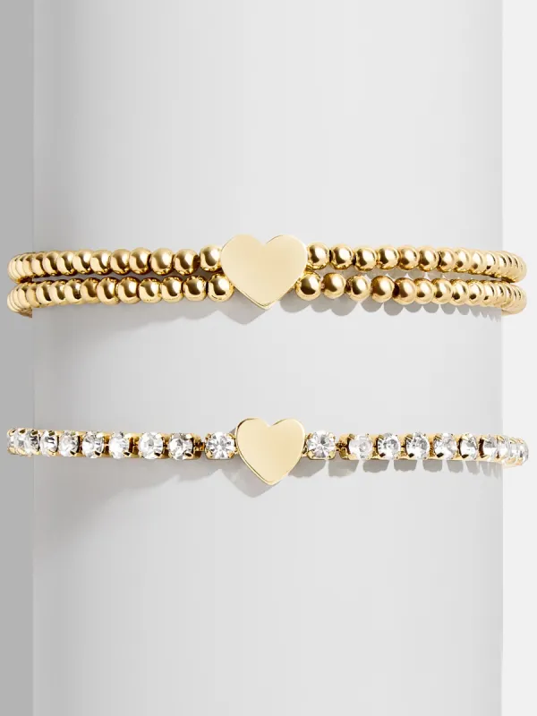Lyanna Heart Tennis Bracelet - Lyanna Tennis Heart made by BaubleBar