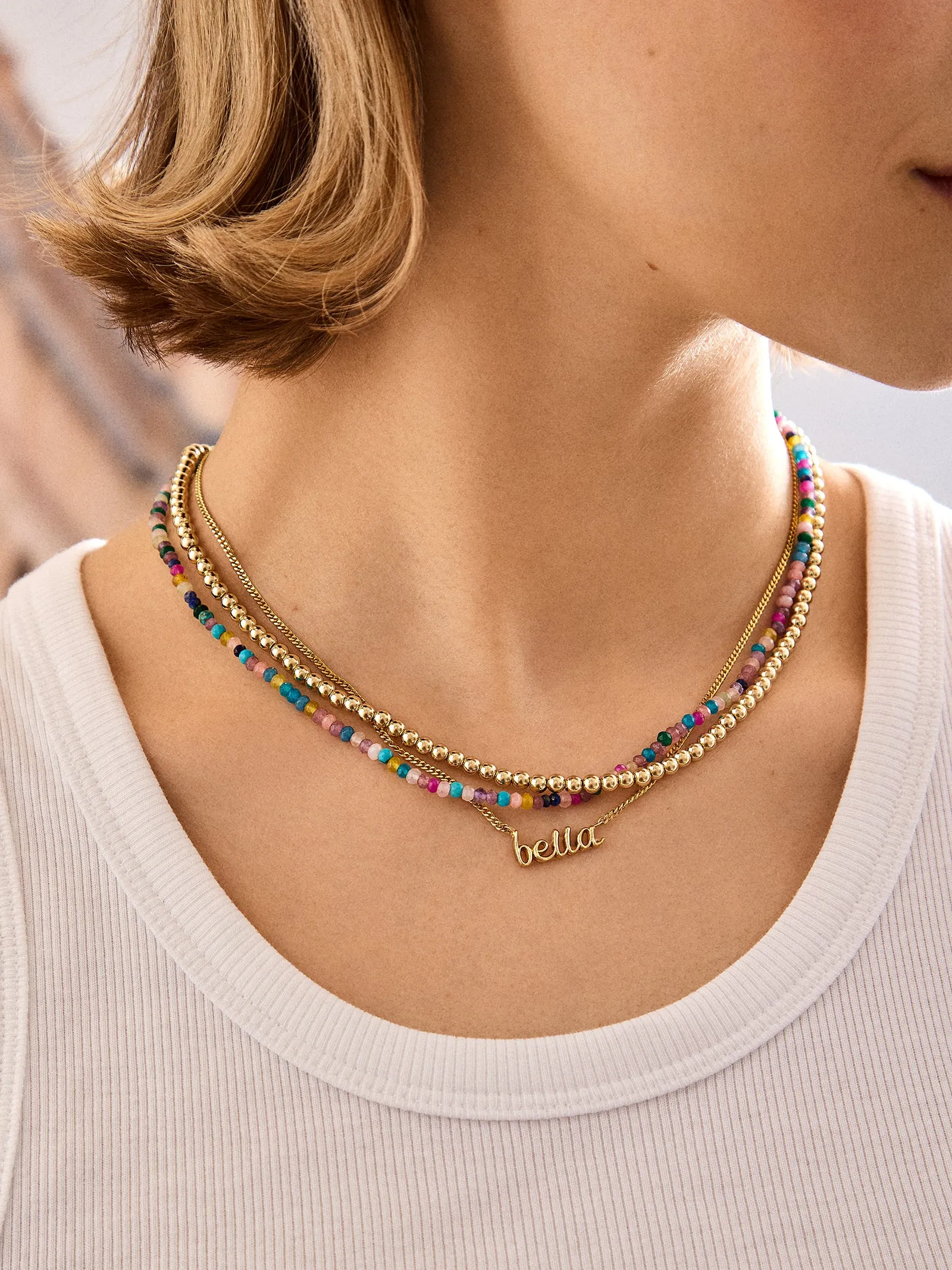 Valentina Semi-Precious Necklace - Multi sold by BaubleBar product image thumbnail 2
