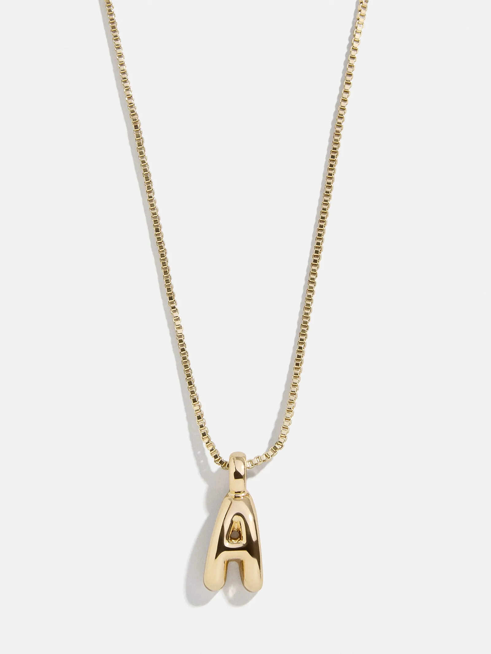 Gwen Mini Bubble Initial Necklace - Gold sold by BaubleBar product image thumbnail 4