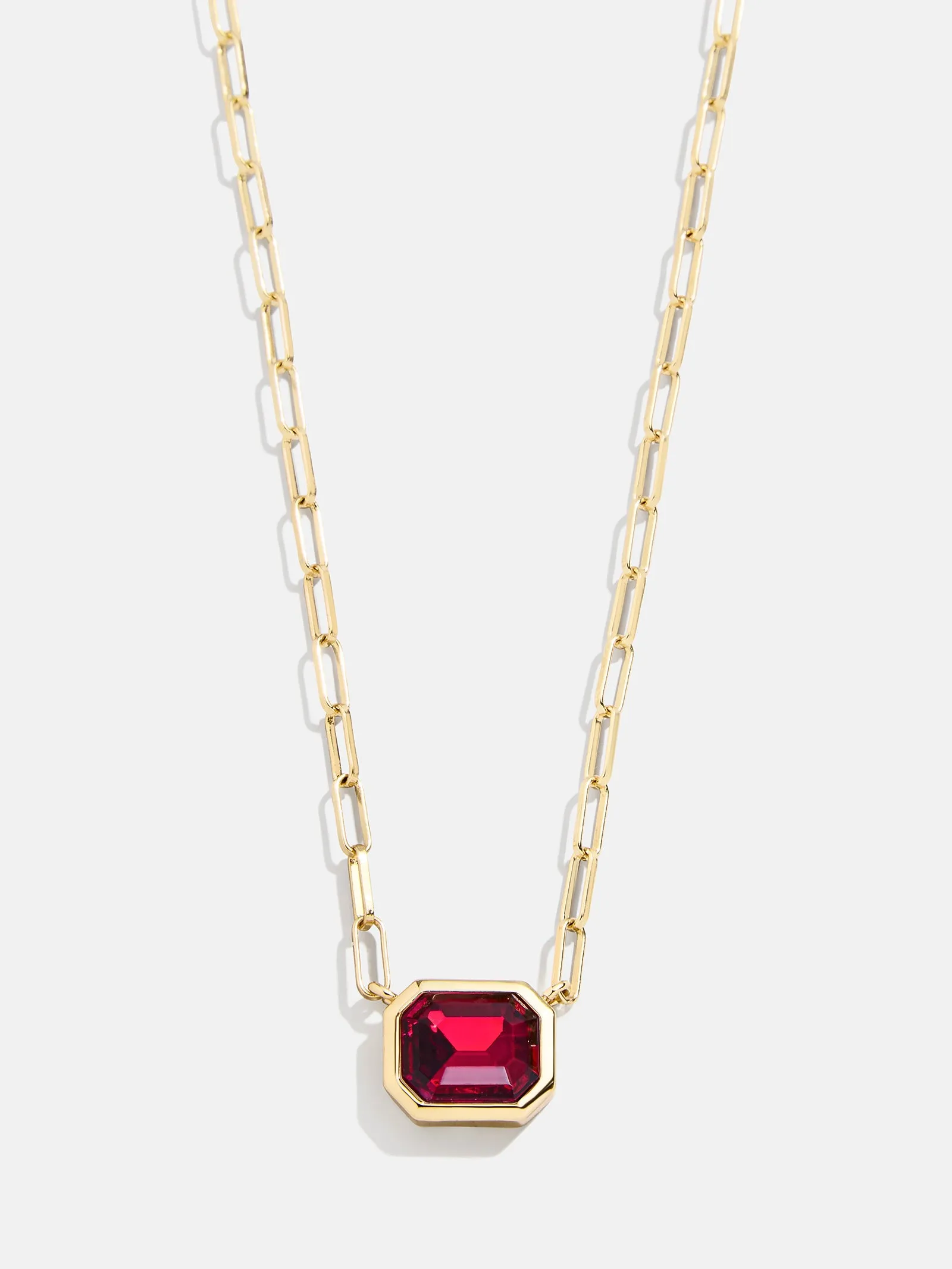 Blythe Gemstone Necklace - Garnet sold by BaubleBar