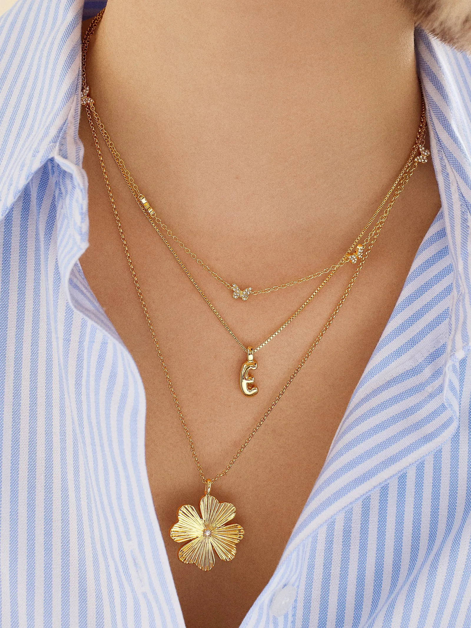 Divine & Protected Necklace - Butterfly sold by BaubleBar product image thumbnail 2