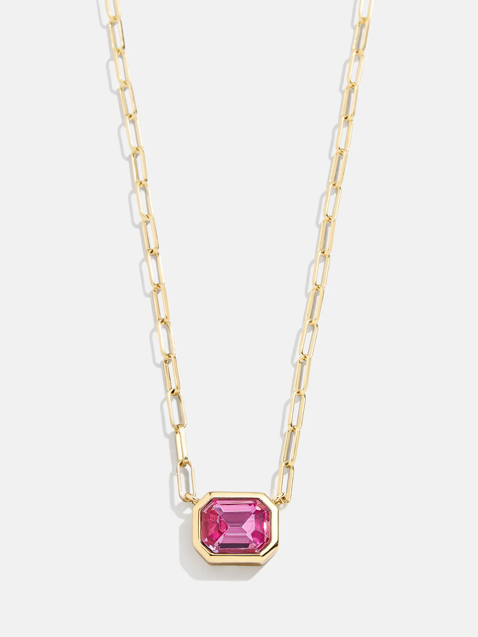 Blythe Gemstone Necklace - Rose sold by BaubleBar