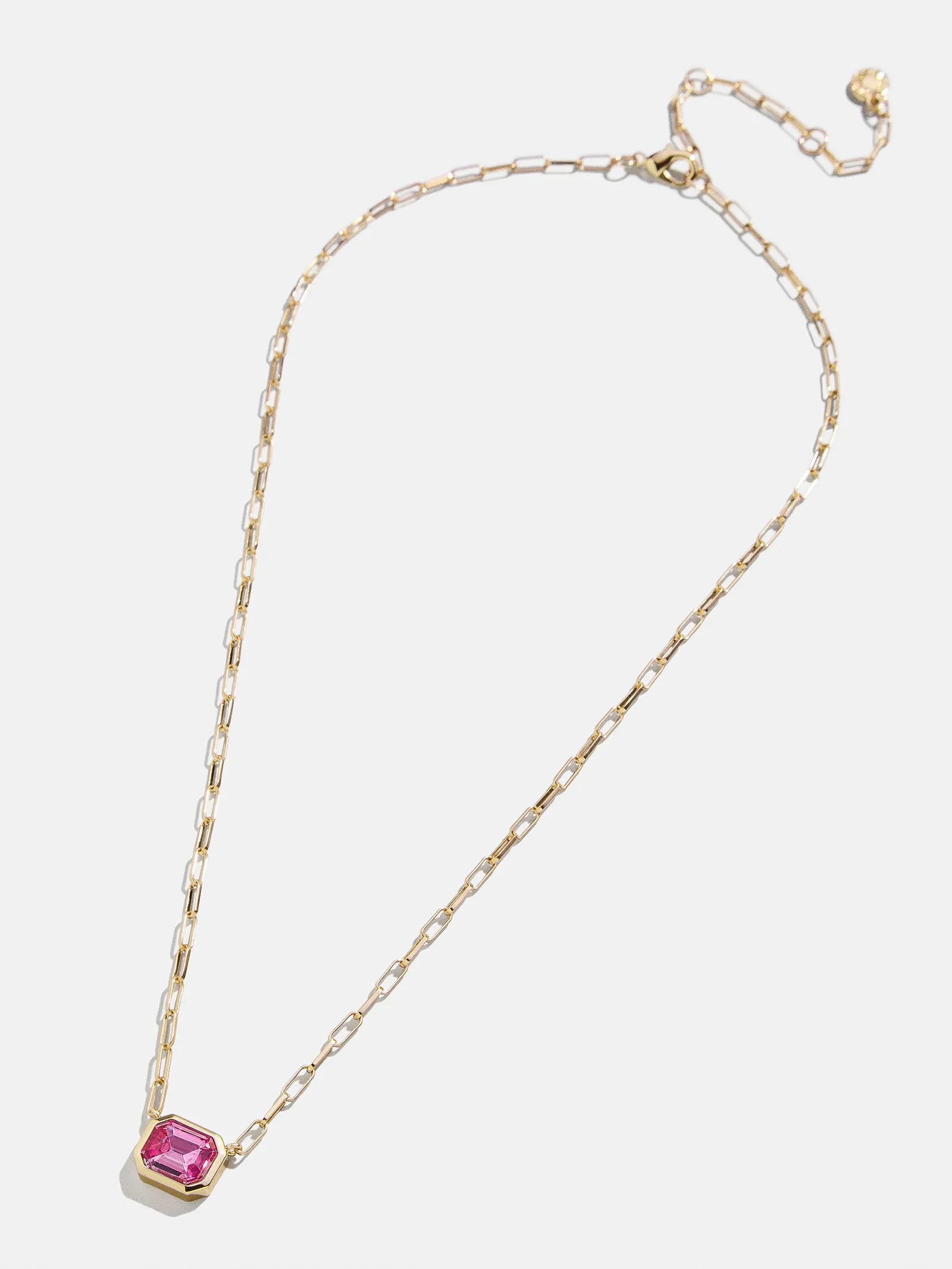 Blythe Gemstone Necklace - Rose sold by BaubleBar product image thumbnail 3