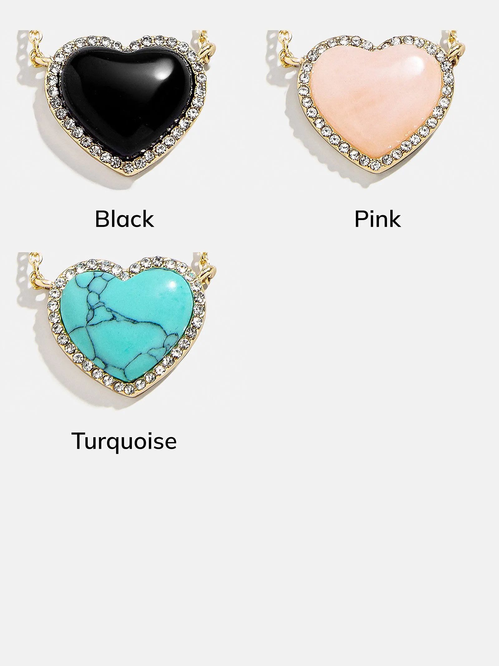 Freya Heart Necklace - Turquoise sold by BaubleBar product image thumbnail 4