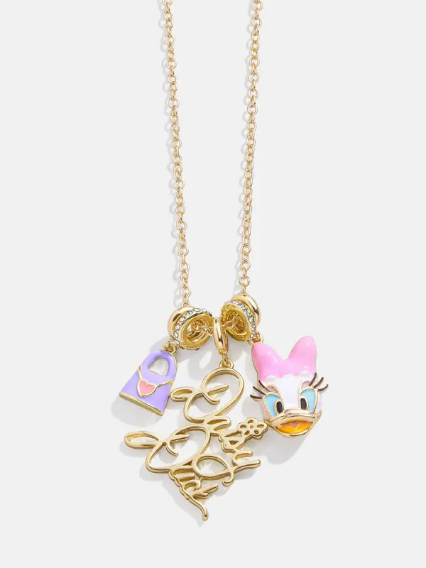 Disney Daisy Duck Cluster Charm Necklace - Daisy Duck made by BaubleBar
