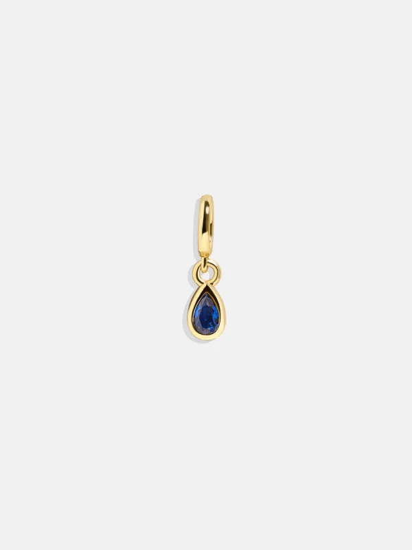 Birthstone Cluster Charm - Sapphire sold by BaubleBar