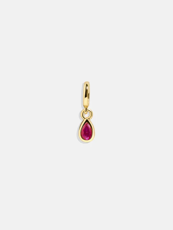 Birthstone Cluster Charm - Garnet sold by BaubleBar