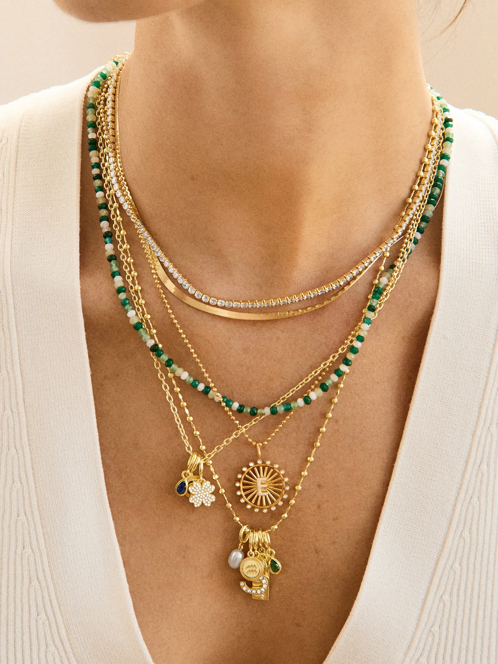 Luck Cluster Charm - Clover sold by BaubleBar product image thumbnail 2