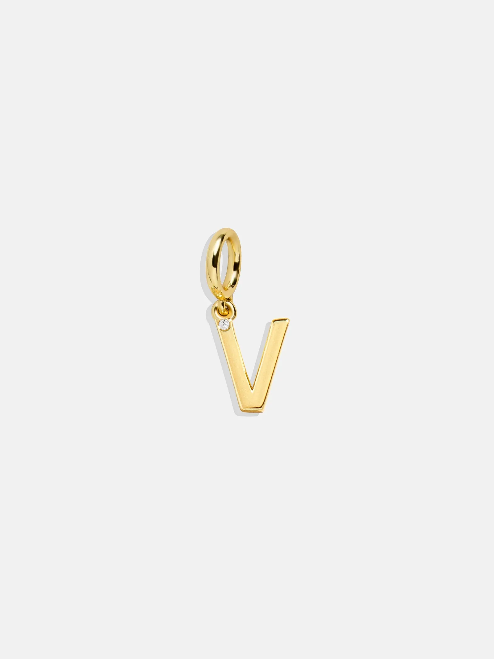 Classic Initial Cluster Charm - V sold by BaubleBar