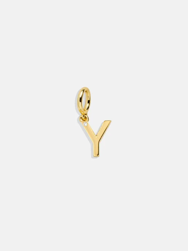 Classic Initial Cluster Charm - Y sold by BaubleBar