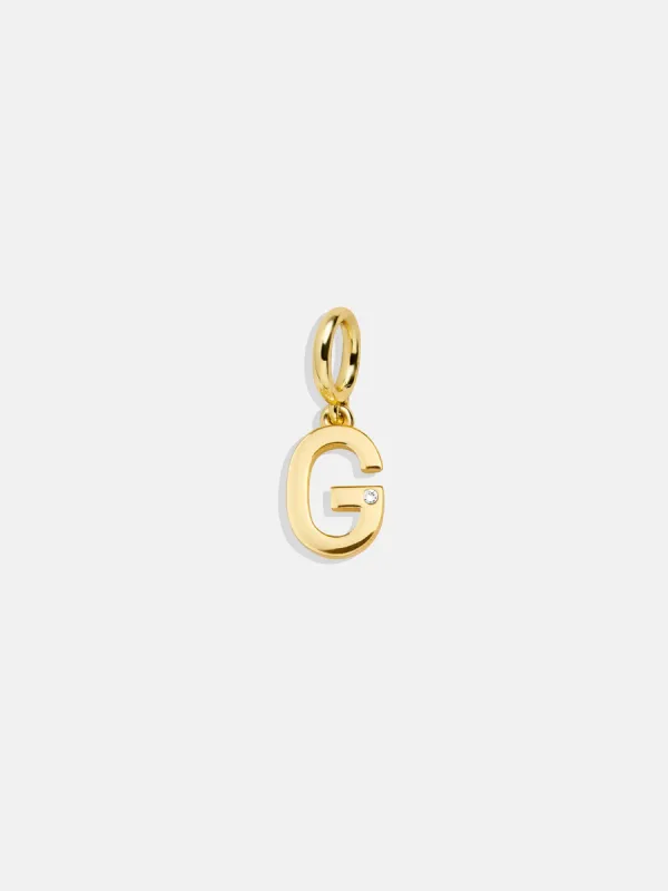 Classic Initial Cluster Charm - G sold by BaubleBar