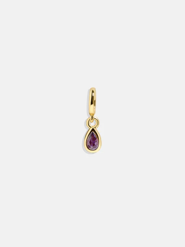Birthstone Cluster Charm - Amethyst sold by BaubleBar