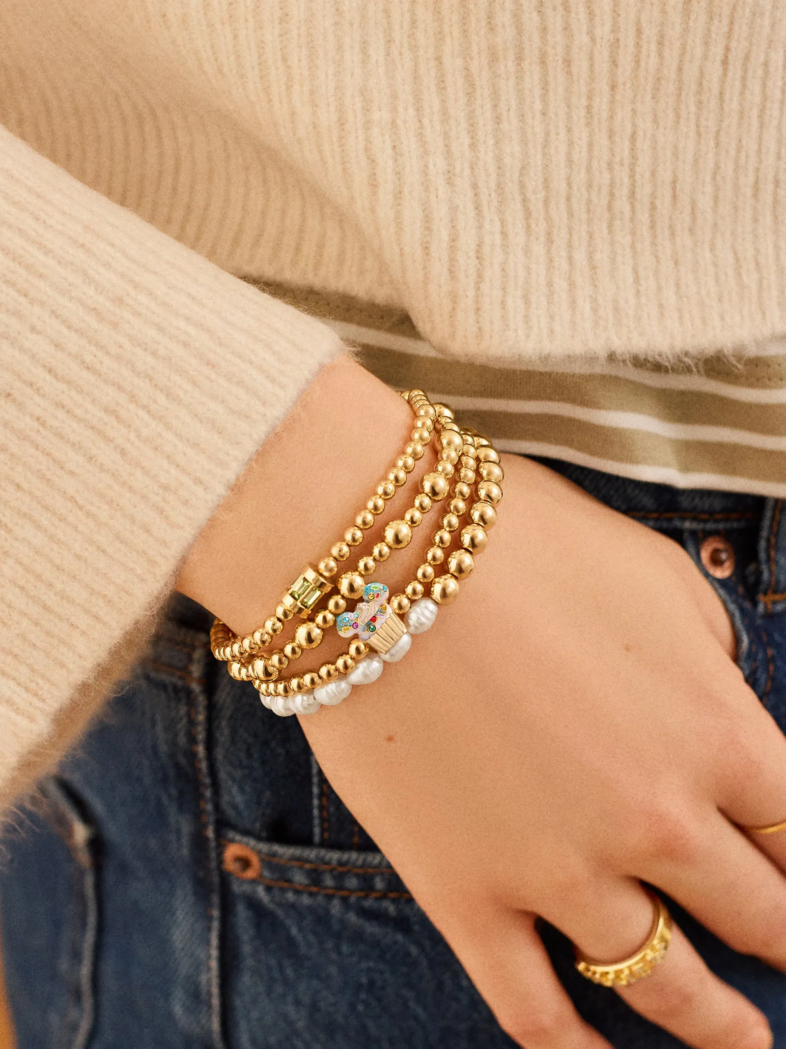 Disney Character Bite Pisa Bracelet - Mickey Mouse Cupcake Pisa sold by BaubleBar product image thumbnail 2