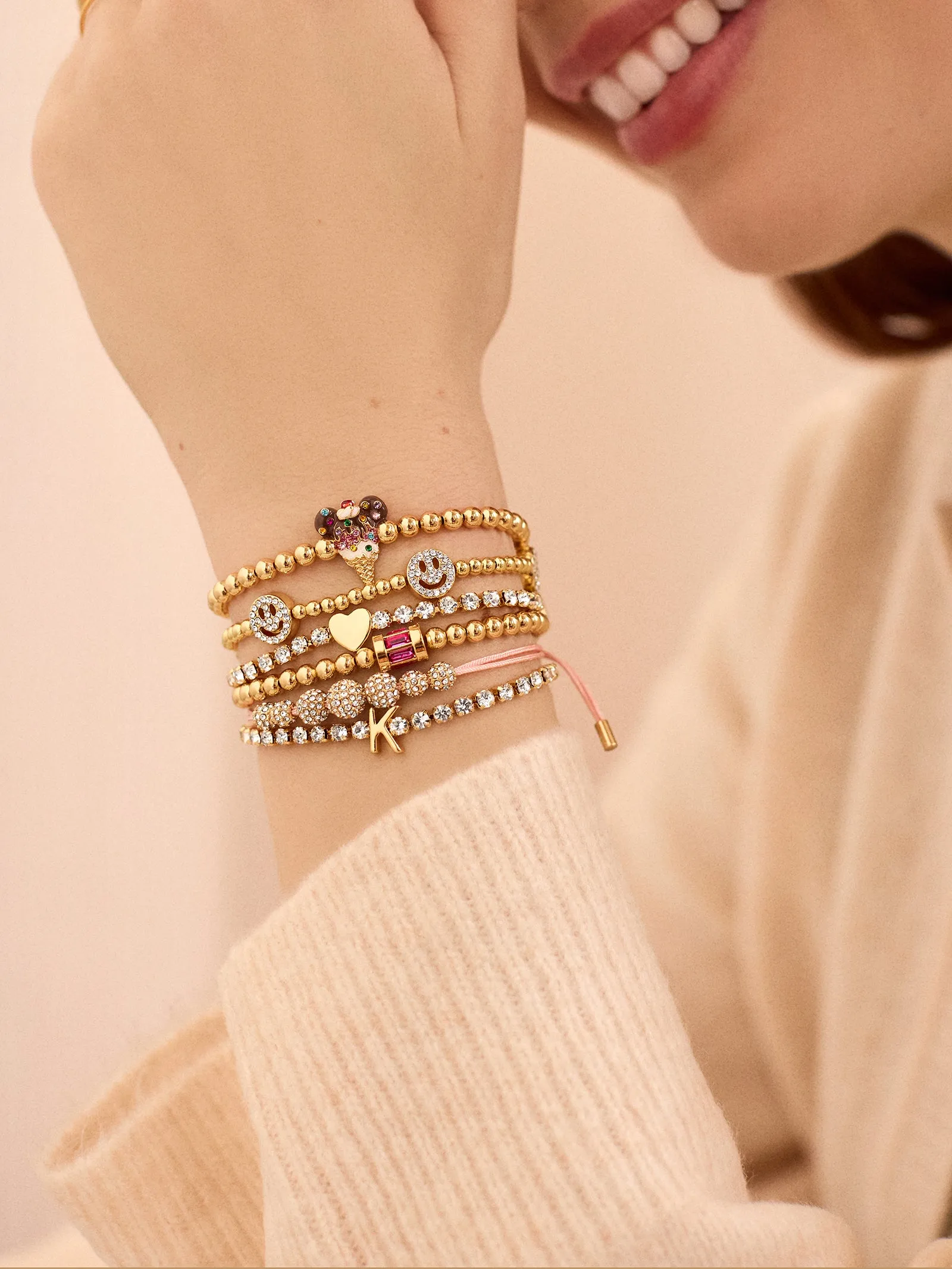 Disney Character Bite Pisa Bracelet - Mickey Mouse Ice Cream Pisa sold by BaubleBar product image thumbnail 2