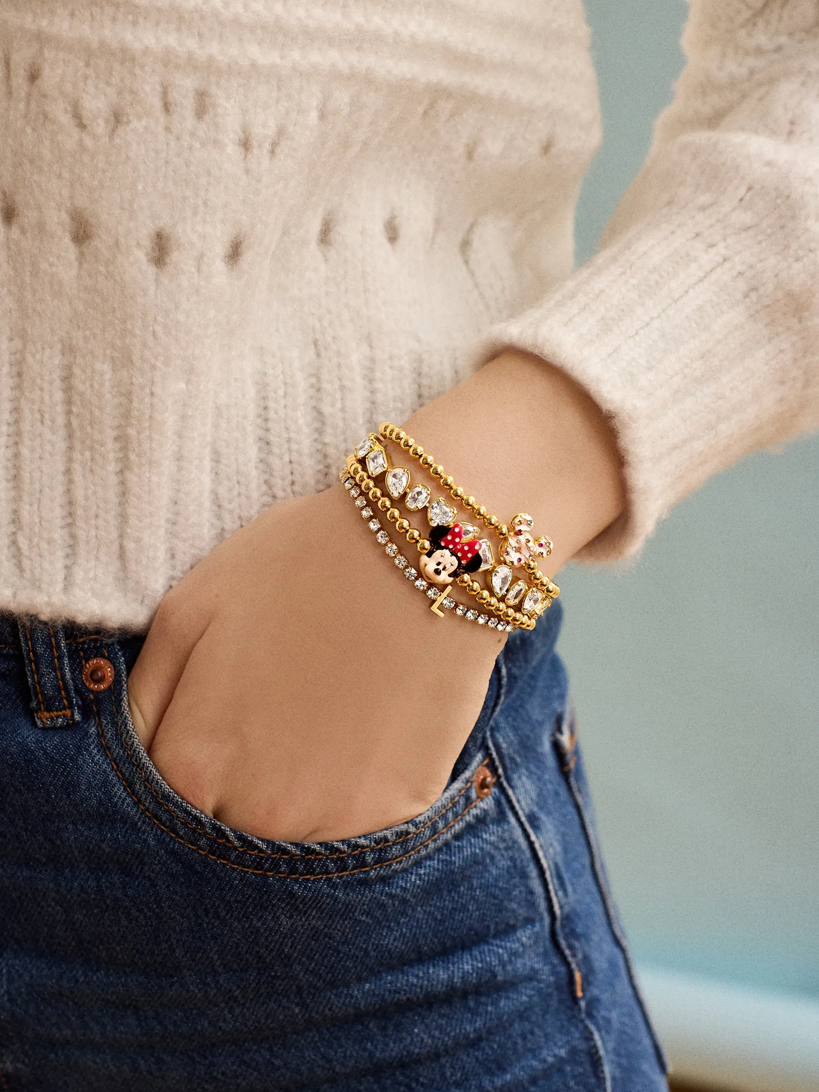 Disney Character Bite Pisa Bracelet - Mickey Mouse Donut Pisa sold by BaubleBar product image thumbnail 2