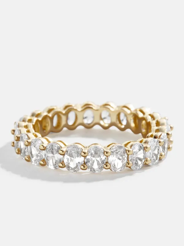 Avery Cubic Zirconia Ring - Avery Oval sold by BaubleBar