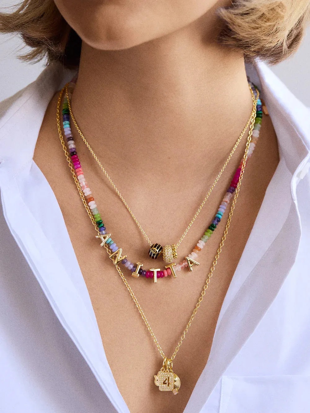 Just For Fun Cluster Charm - Fortune Cookie sold by BaubleBar product image thumbnail 2