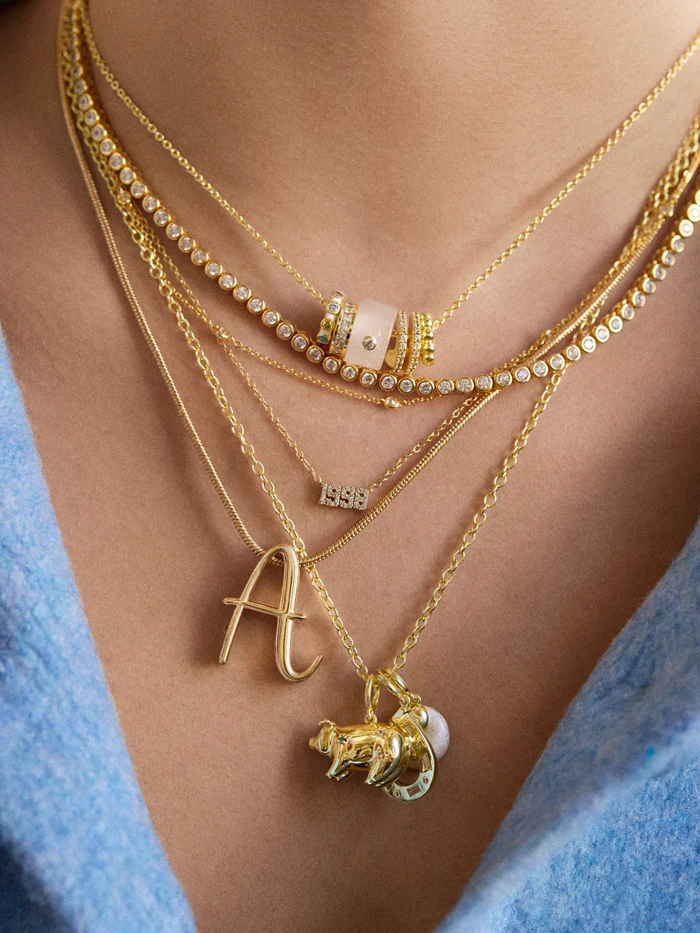 Just For Fun Cluster Charm - Piggie sold by BaubleBar product image thumbnail 2