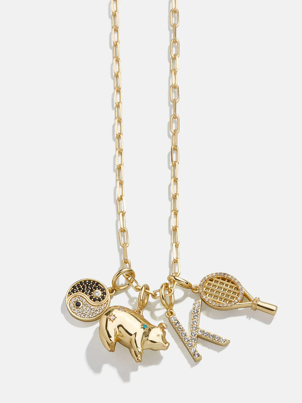 Just For Fun Cluster Charm - Piggie sold by BaubleBar product image thumbnail 3