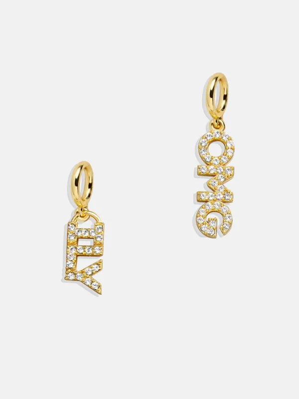 Phrase Cluster Charm - ILY sold by BaubleBar