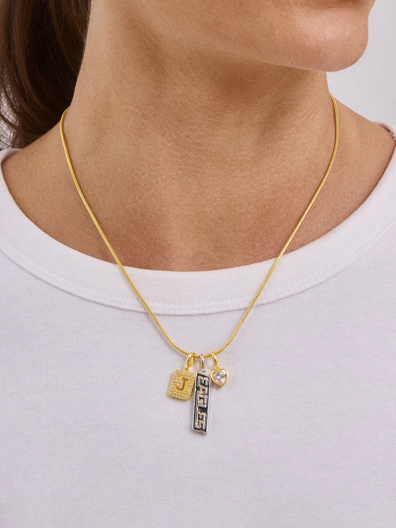 WEAR By Erin Andrews x BaubleBar Philadelphia Eagles Cluster Charm - Philadelphia Eagles sold by BaubleBar product image thumbnail 2