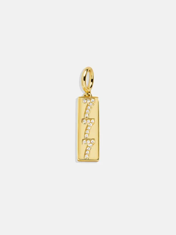 Angel Number Cluster Charm - 777 sold by BaubleBar