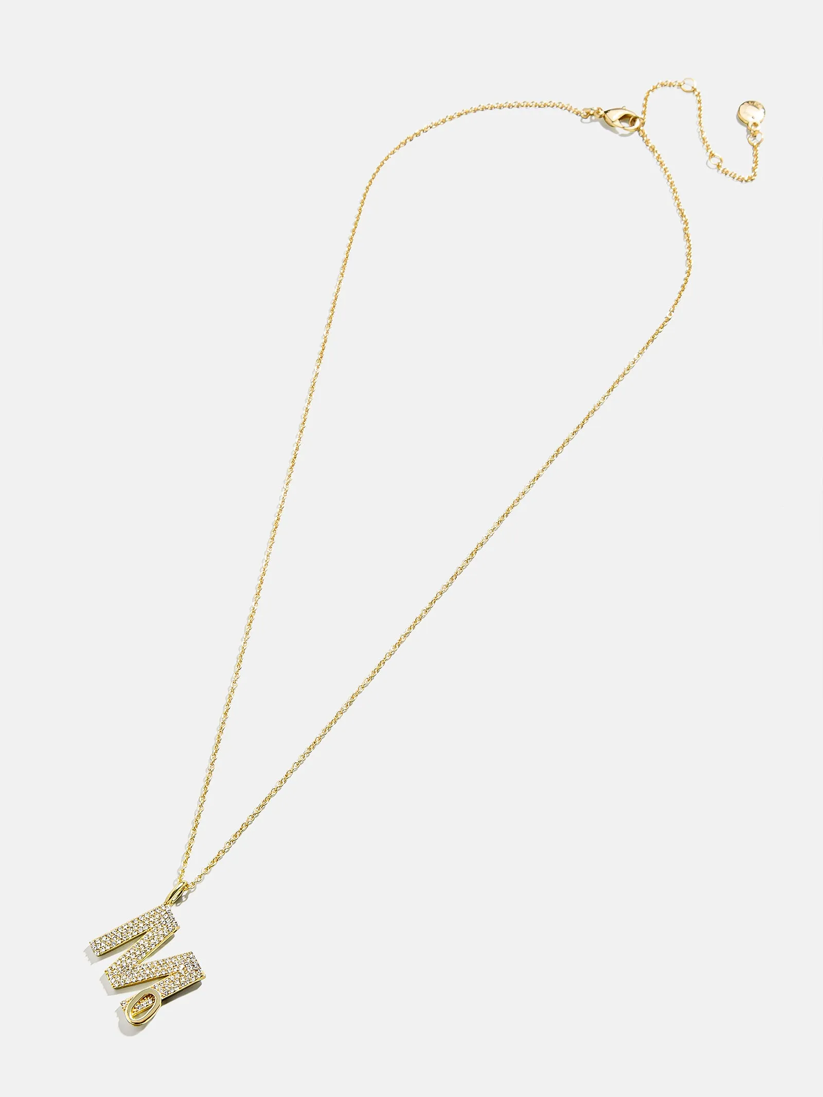 Pavé Double Initial Custom Necklace - Gold/Pavé sold by BaubleBar product image thumbnail 4
