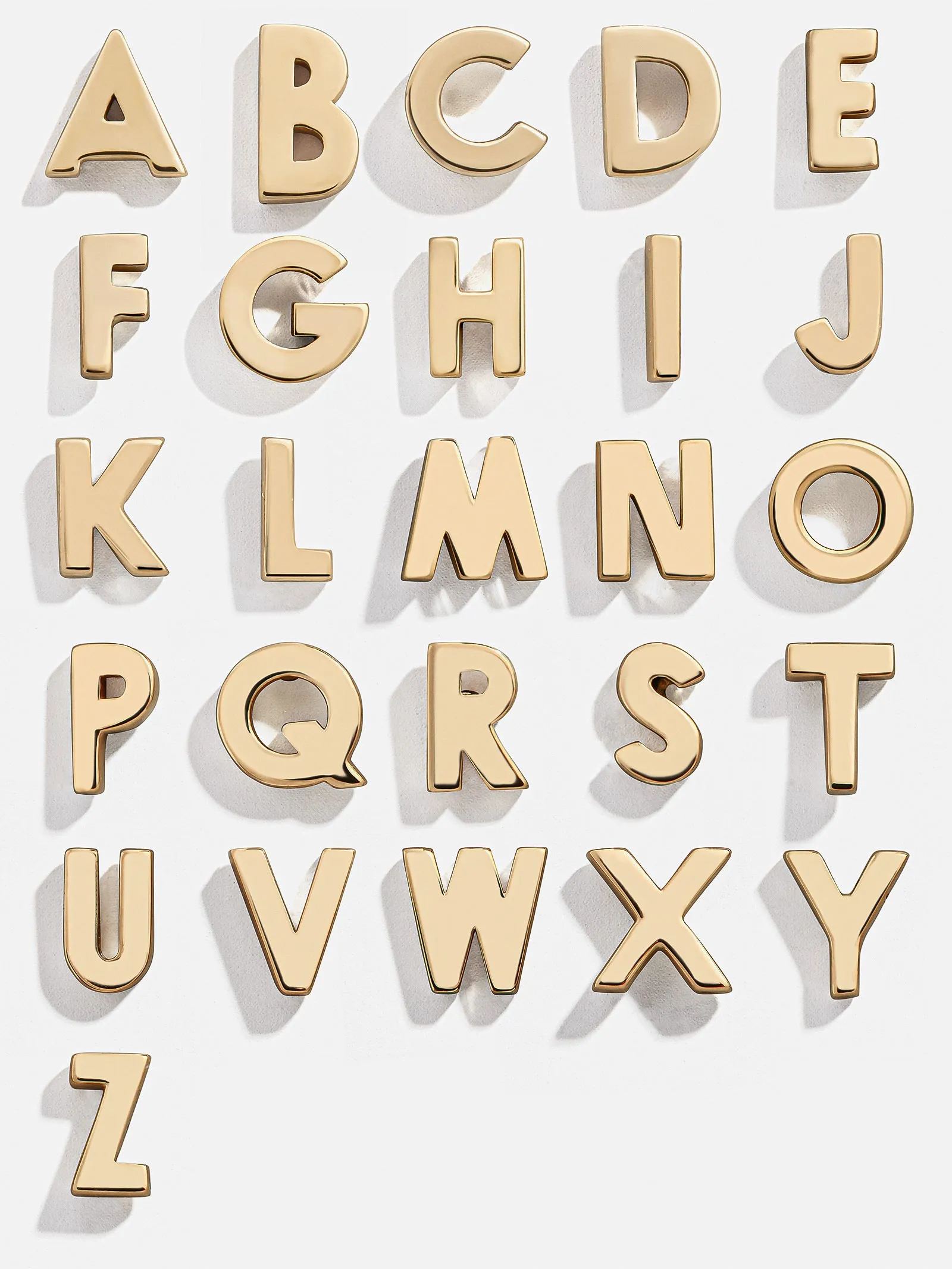 Single 14K Solid Gold Initial Earring - Gold sold by BaubleBar product image thumbnail 3