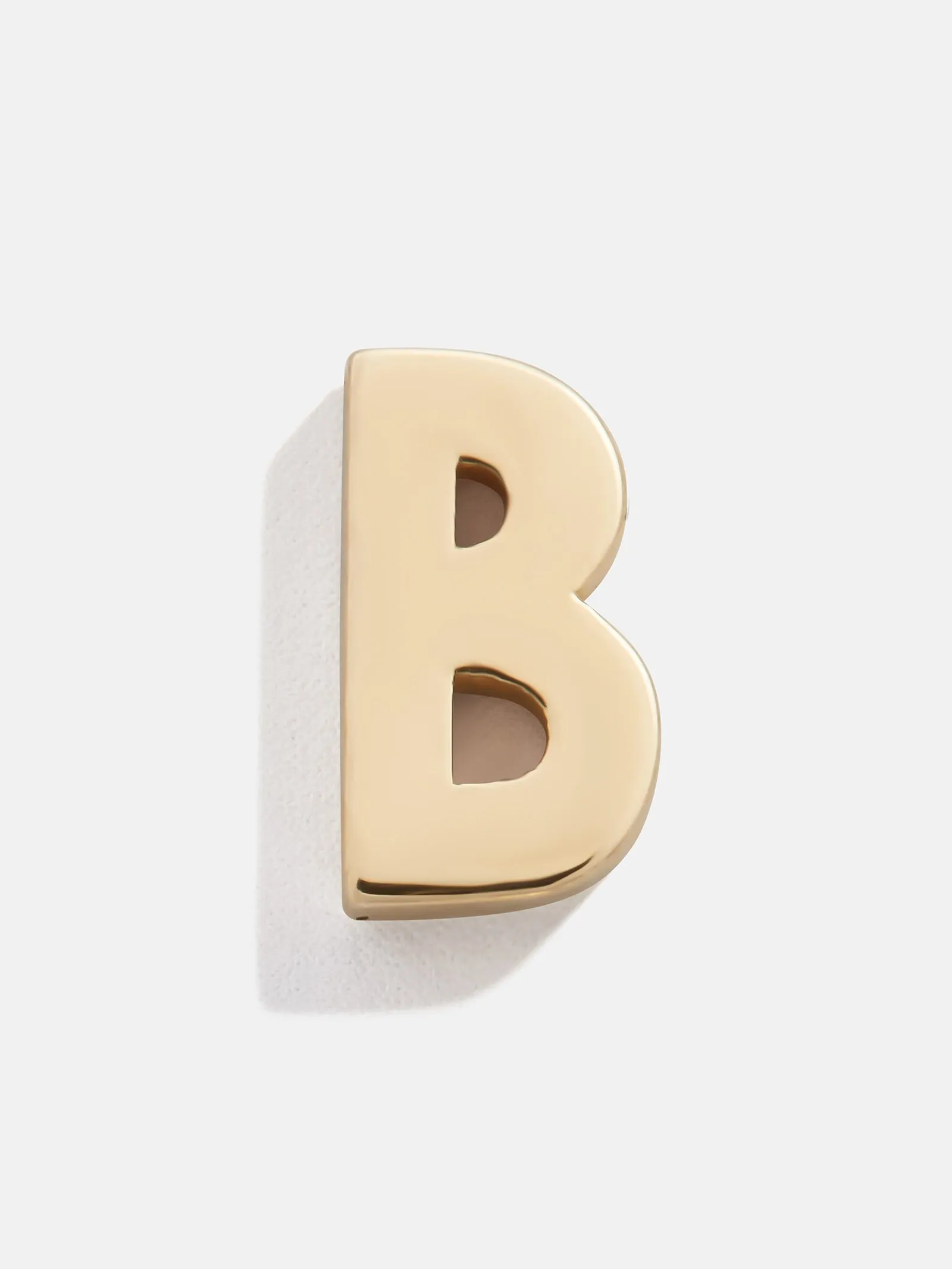 Single 14K Solid Gold Initial Earring - Gold sold by BaubleBar product image thumbnail 5