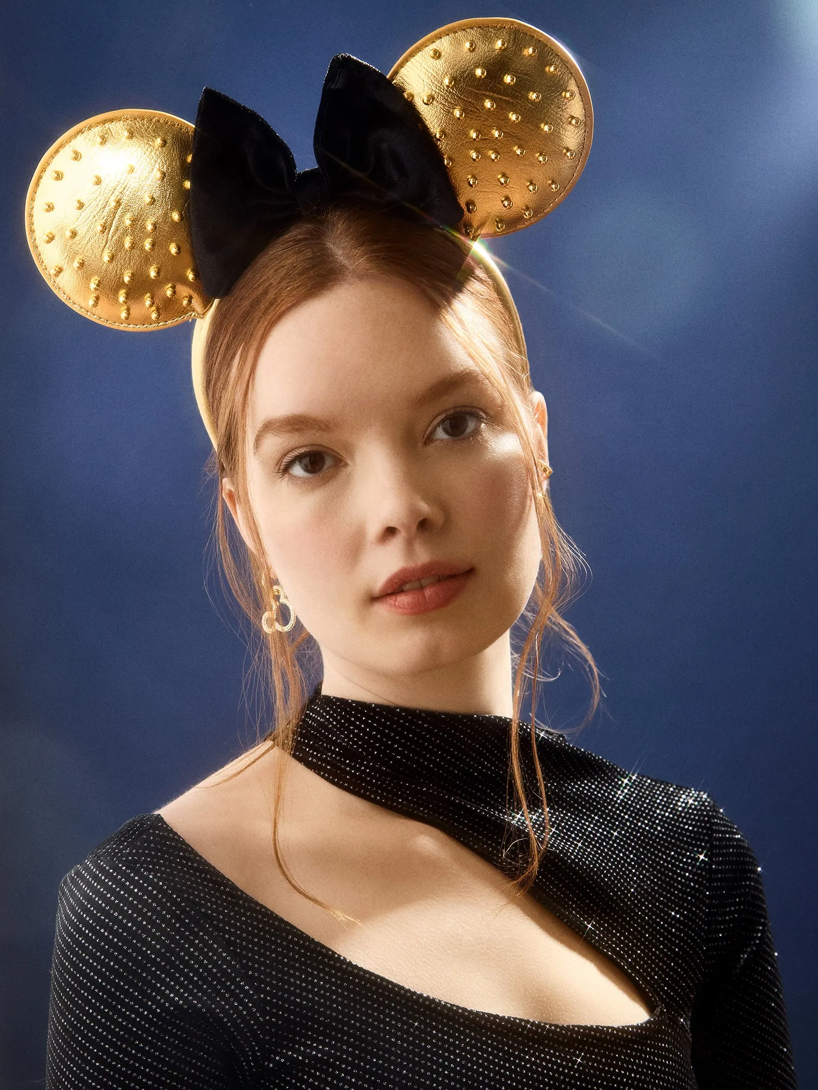Disney Minnie Mouse Party Ears Headband - Minnie Mouse Gold Party Ears sold by BaubleBar product image thumbnail 2