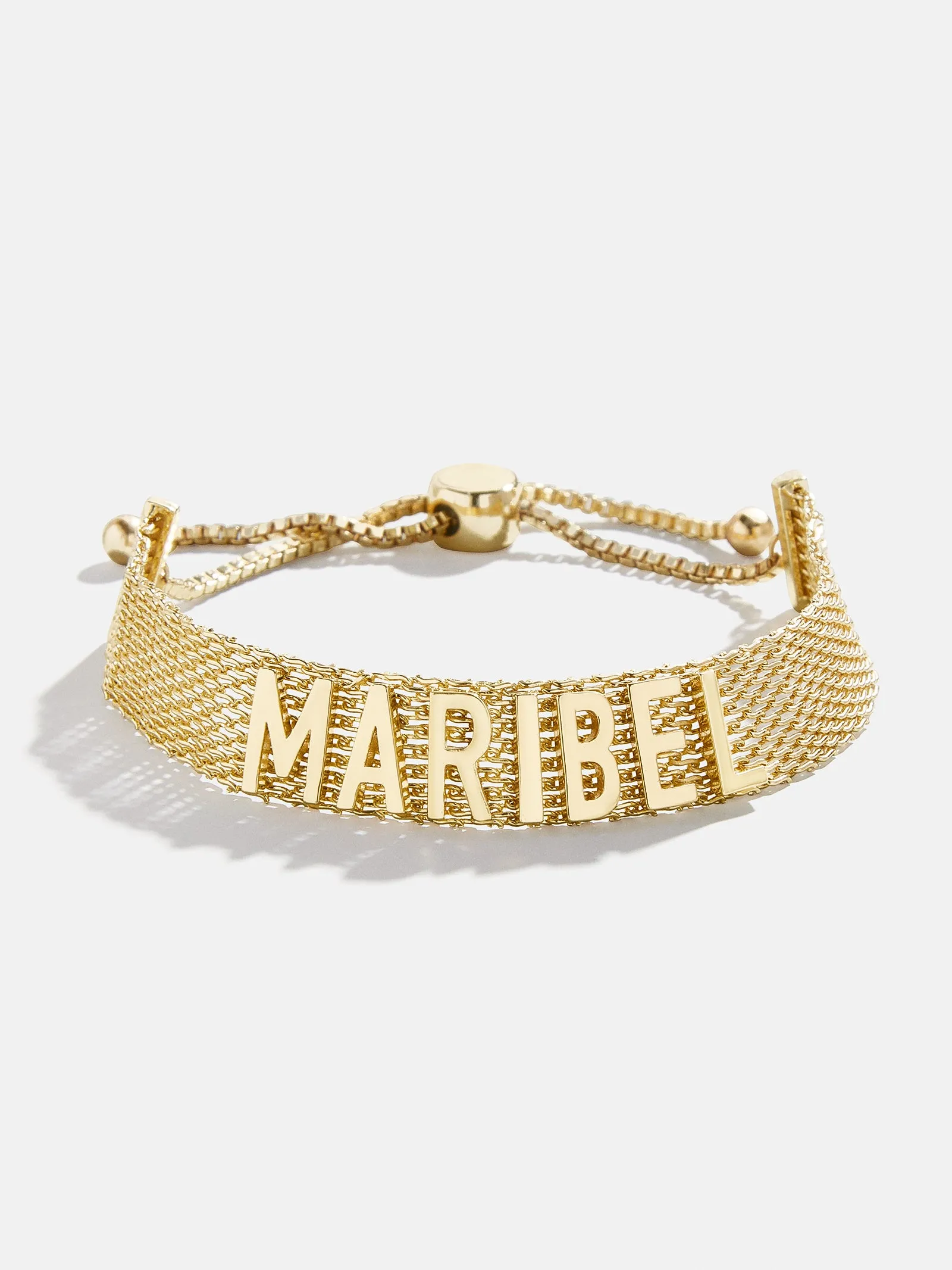 Custom Mesh Bracelet - Gold sold by BaubleBar