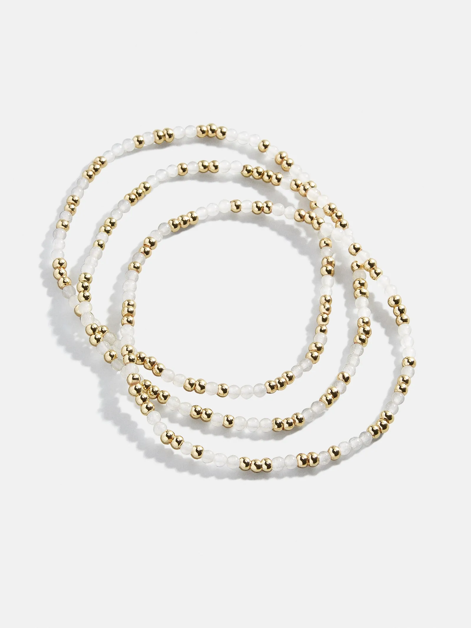 Sadie Bracelet Set - White sold by BaubleBar product image thumbnail 3