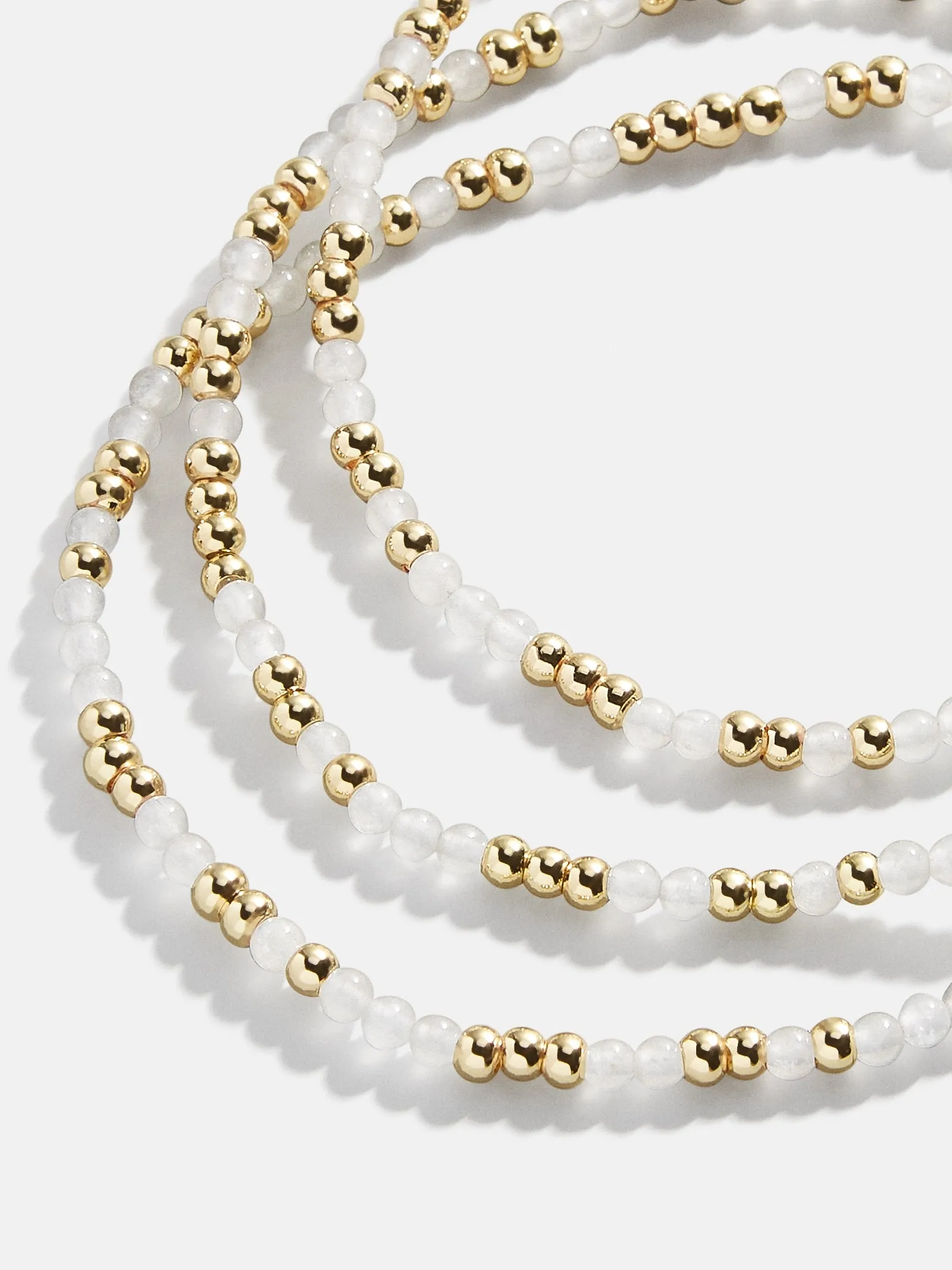 Sadie Bracelet Set - White sold by BaubleBar