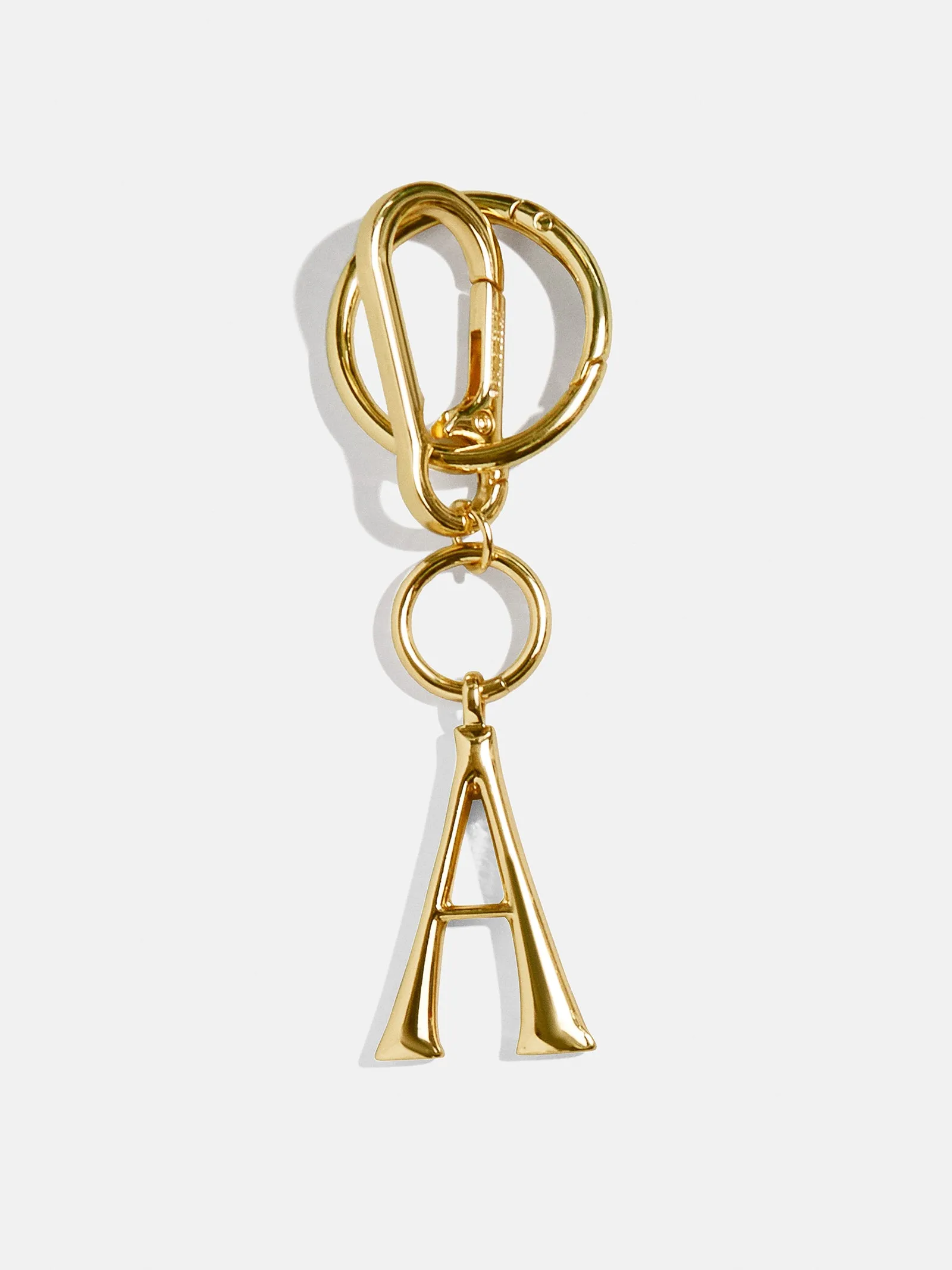 Initial Enamel Bag Charm - Gold sold by BaubleBar product image thumbnail 3