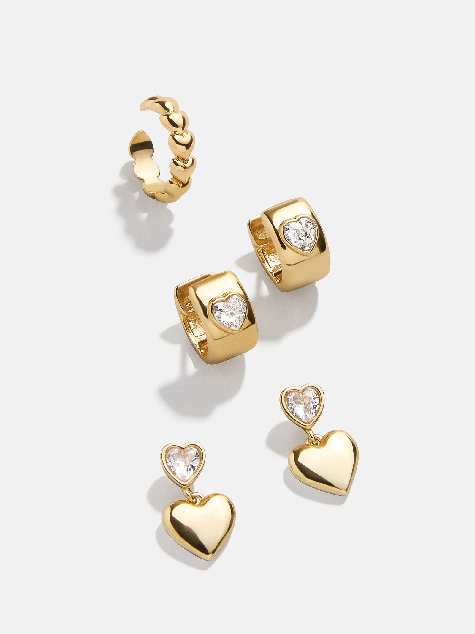 Alice Earring Set - Gold/Pavé sold by BaubleBar