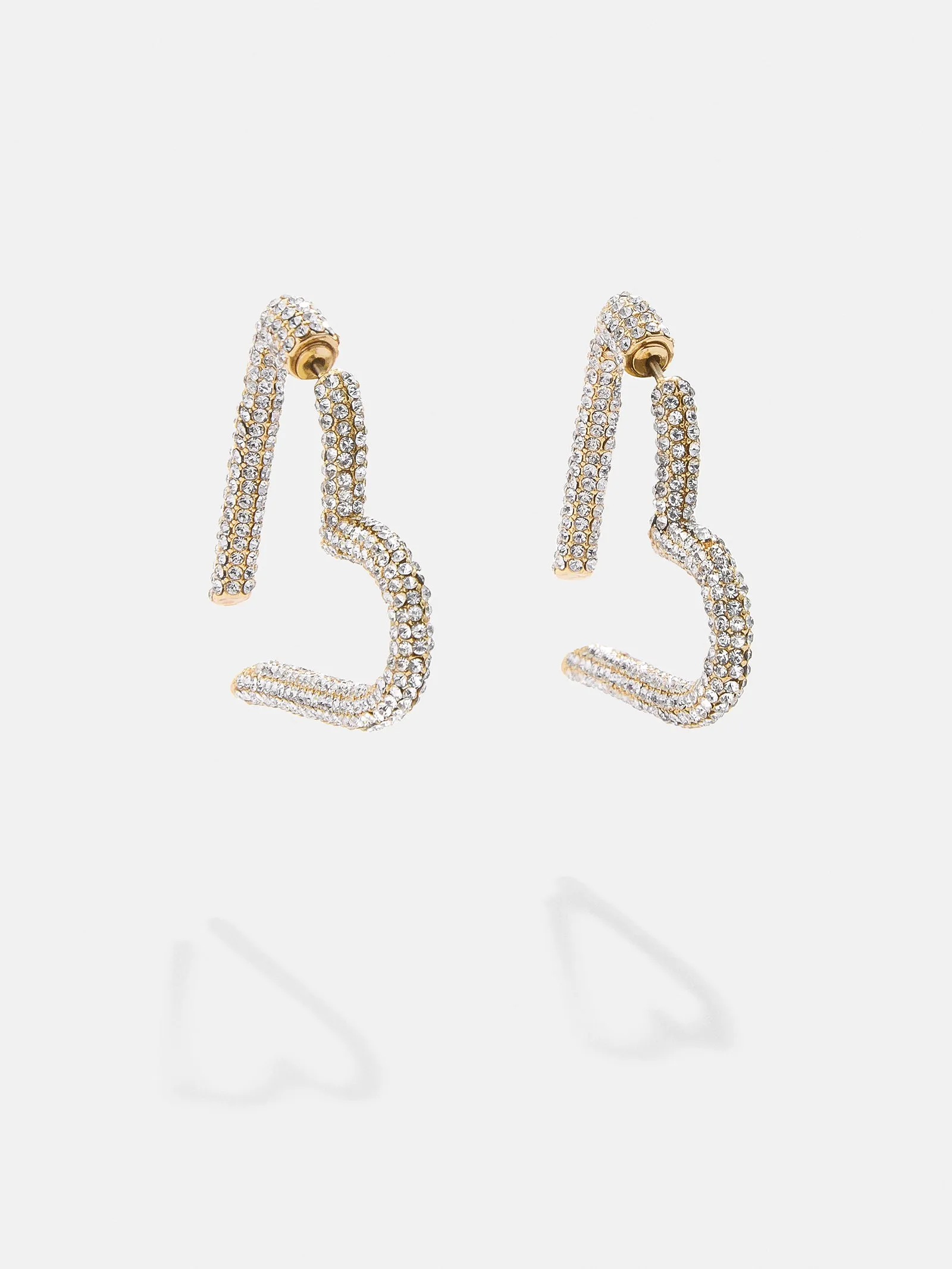 Emory Earrings - Gold/Pavé sold by BaubleBar