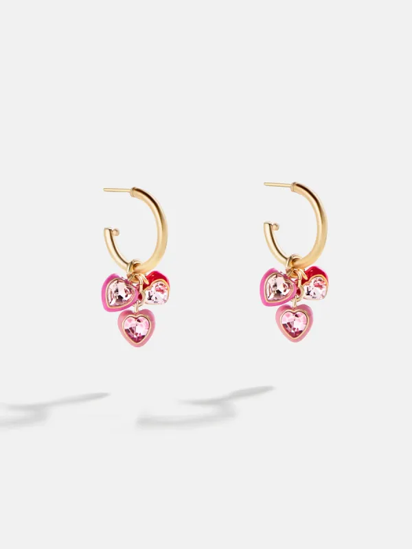 Evelyn Earrings - Pink sold by BaubleBar