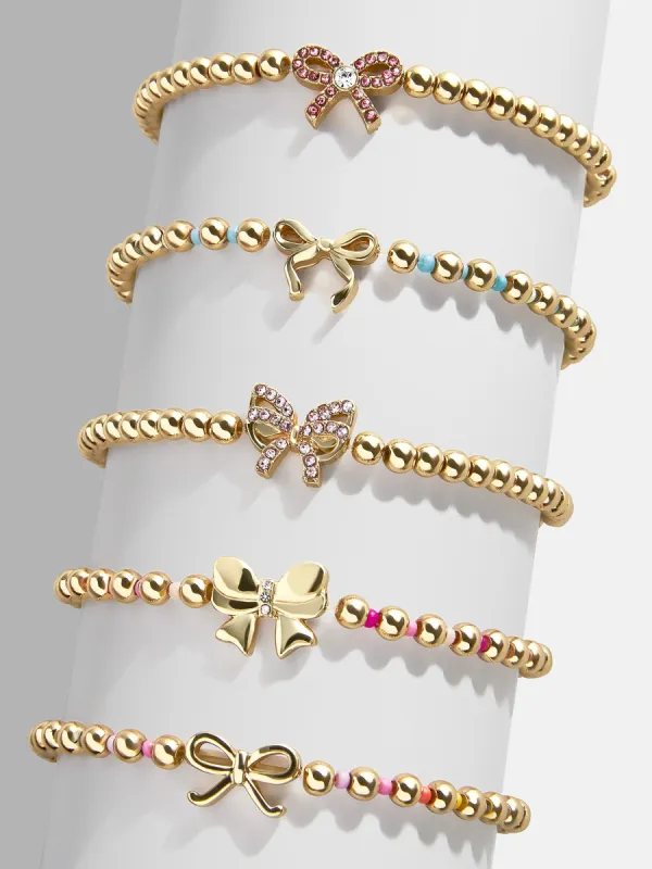 Better Together Kid's Bracelet Set - Bow made by BaubleBar